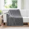Heittopäällys 6 kpl Tummanharmaa 200 x 150 cm 4.75 kg Fleese