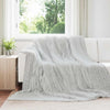 Heittopäällys 6 kpl Harmaa 240 x 220 cm 8.76 kg Fleese