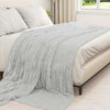 Heittopäällys 6 kpl Harmaa 270 x 240 cm 10.72 kg Fleese