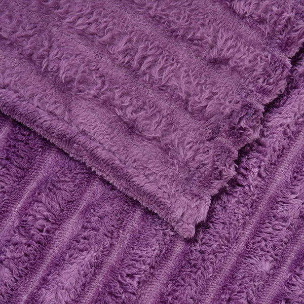 Heittopäällys 6 kpl Violetti 240 x 220 cm 8.76 kg Fleese