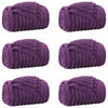 Heittopäällys 6 kpl Violetti 240 x 220 cm 8.76 kg Fleese