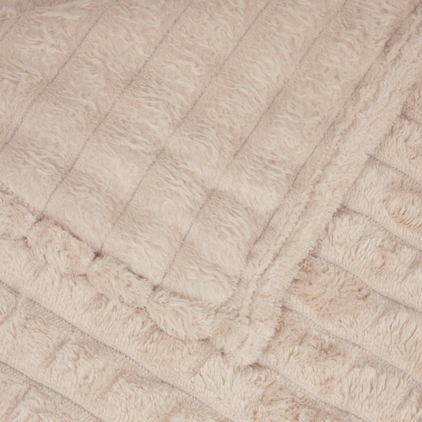Heittoviltti Beige 150 x 130 cm 0.5 kg Fleese