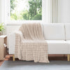 Heittoviltti Beige 150 x 130 cm 0.5 kg Fleese