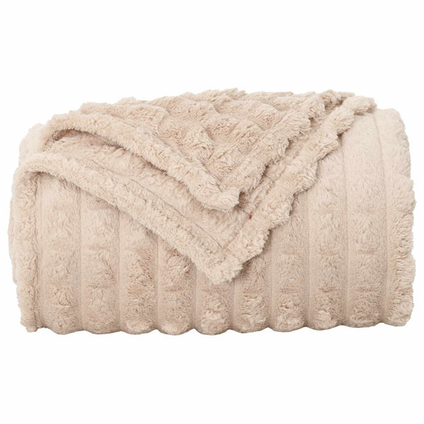 Heittoviltti Beige 150 x 130 cm 0.5 kg Fleese