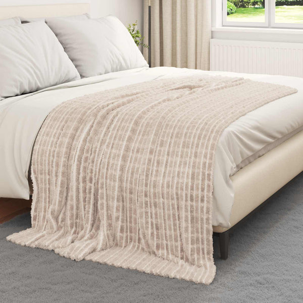 Heittoviltti Beige 200 x 150 cm 0.75 kg Fleese