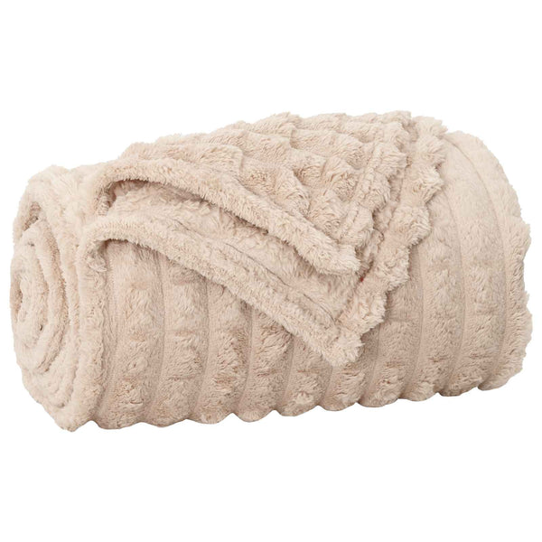 Heittoviltti Beige 200 x 150 cm 0.75 kg Fleese