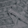 Heittoviltti Tumma harmaa 150 x 130 cm 0.51 kg Fleese