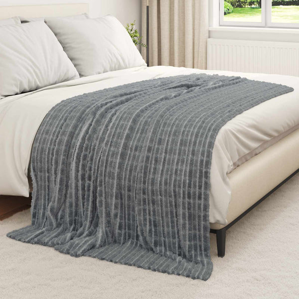 Heittoviltti Tumma harmaa 200 x 150 cm 0.78 kg Fleese