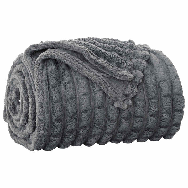 Heittoviltti Tumma harmaa 270 x 240 cm 1.66 kg Fleese