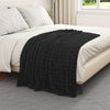 Heittoviltti Musta 150 x 130 cm 0.5 kg Fleese