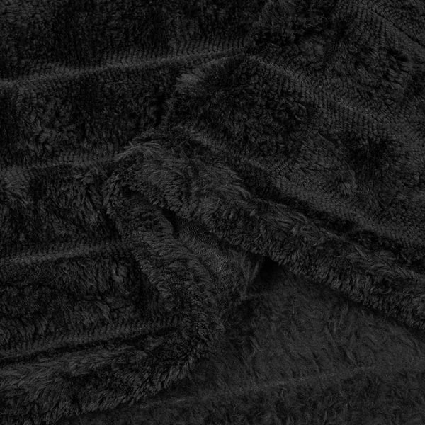 Heittoviltti Musta 240 x 220 cm 1.47 kg Fleese