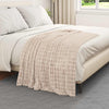 Heittopäällys 6 kpl Beige 150 x 130 cm 2.75 kg Fleese