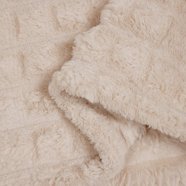 Heittopäällys 6 kpl Beige 270 x 240 cm 10.5 kg Fleese