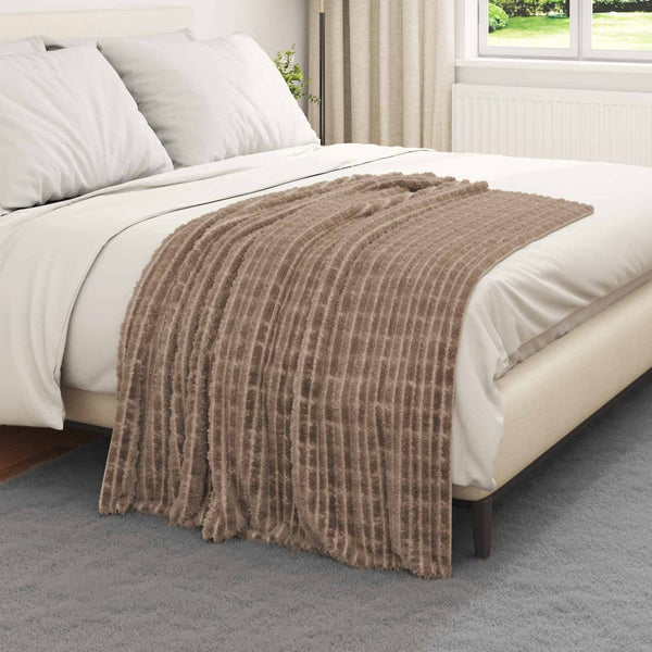 Heittopäällys 6 kpl Camel 150 x 130 cm 2.75 kg Fleese