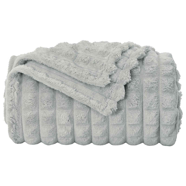 Heittopäällys 6 kpl Harmaa 150 x 130 cm 2.75 kg Fleese