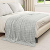 Heittopäällys 6 kpl Harmaa 200 x 150 cm 4.5 kg Fleese