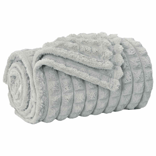 Heittopäällys 6 kpl Harmaa 200 x 150 cm 4.5 kg Fleese
