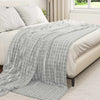 Heittopäällys 6 kpl Harmaa 270 x 240 cm 9.93 kg Fleese