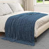 Heittopäällys 6 kpl Laivastonsininen 200 x 150 cm 4.5 kg Fleese