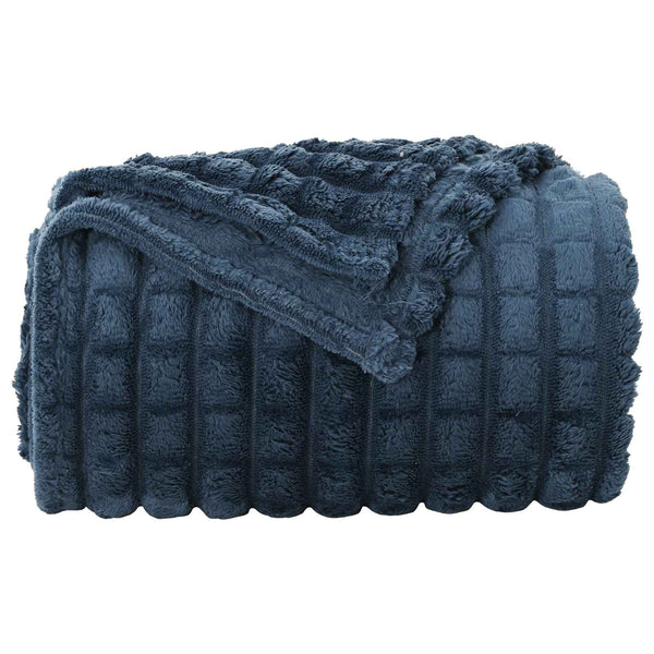 Heittopäällys 6 kpl Laivastonsininen 270 x 240 cm 9.6 kg Fleese