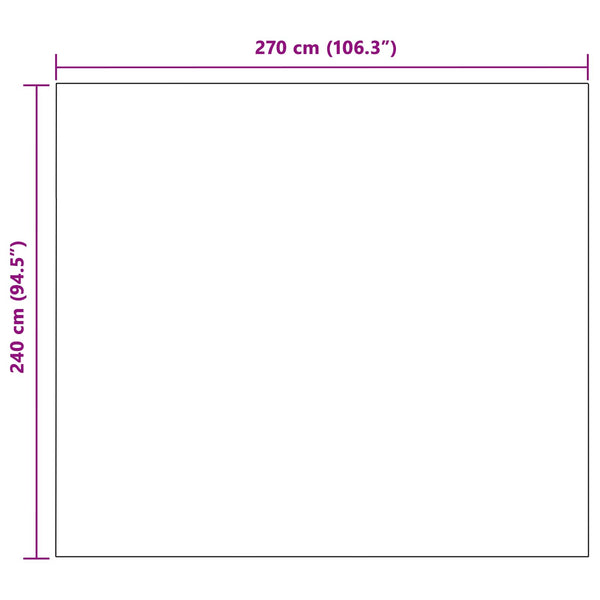 Heittopäällys 6 kpl Laivastonsininen 270 x 240 cm 9.6 kg Fleese