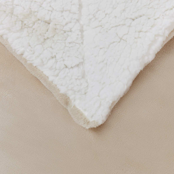 Heittopeitto Beige 130 x 150 cm 1 kg Fleese