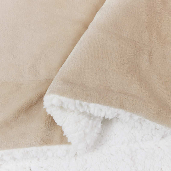 Heittopeitto Beige 130 x 150 cm 1 kg Fleese