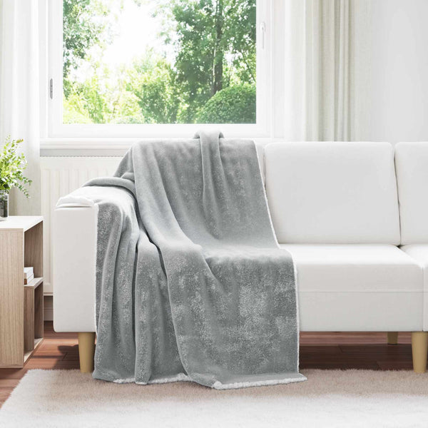 Heittopeitto Harmaa 130 x 150 cm 1 kg Fleese