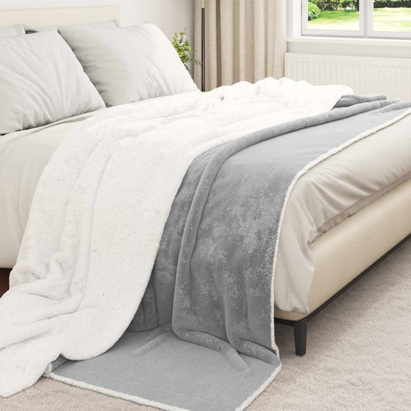 Heittopeitto Harmaa 220 x 240 cm 2.67 kg Fleese