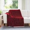 Heittopeitto Bordeaux punainen 5FT King Size 1.64 kg Fleese