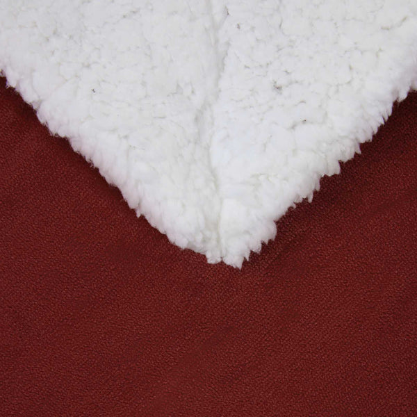 Heittopeitto Bordeaux punainen 220 x 240 cm 2.67 kg Fleese