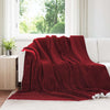 Heittopeitto Bordeaux punainen 220 x 240 cm 2.67 kg Fleese