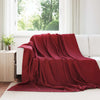 Heittopeitto Bordeaux punainen 270 x 240 cm 0.86 kg Fleese