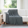 Heittopäällys 6 kpl Tummanharmaa 200 x 150 cm 2.61 kg Fleese