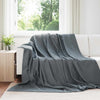 Heittopäällys 6 kpl Tummanharmaa 270 x 240 cm 5.08 kg Fleese