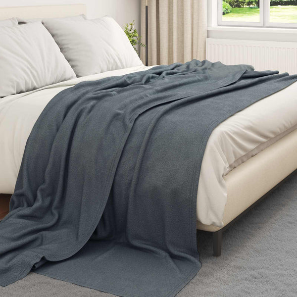 Heittopäällys 6 kpl Tummanharmaa 270 x 240 cm 5.08 kg Fleese