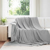 Heittopäällys 6 kpl Harmaa 240 x 220 cm 4.28 kg Fleese