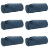Heittopäällys 6 kpl Laivastonsininen 240 x 220 cm 4.49 kg