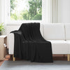 Heittopäällys 6 kpl Musta 170 x 130 cm 1.86 kg Fleese