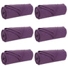 Heittopäällys 6 kpl Violetti 240 x 220 cm 4.28 kg Fleese