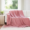 Heittopäällys 6 kpl Vaaleanpunainen 270 x 240 cm 5.44 kg Fleese