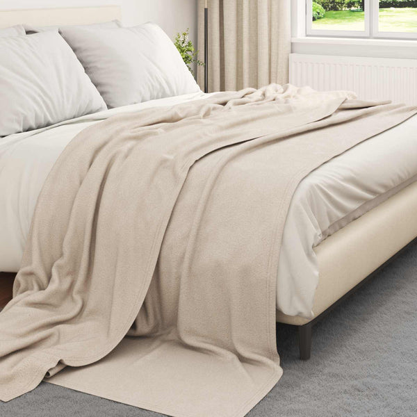 Heittopäällys 24 kpl Beige 270 x 240 cm 21.77 kg Fleese