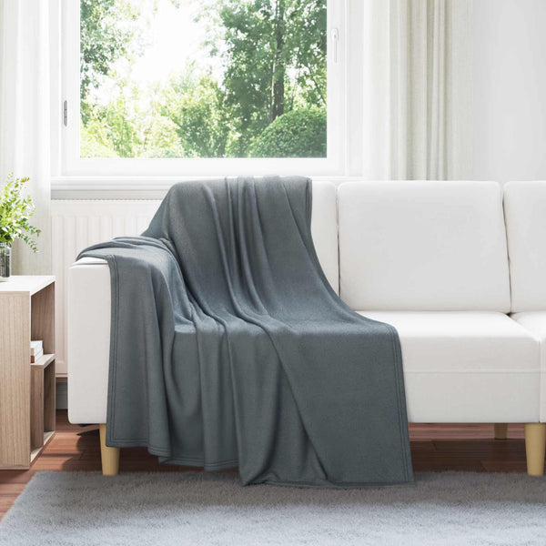 Heittopäällys 24 kpl Tummanharmaa 170 x 130 cm 7.81 kg Fleese