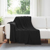 Heittopäällys 24 kpl Musta 200 x 150 cm 10.08 kg Fleese