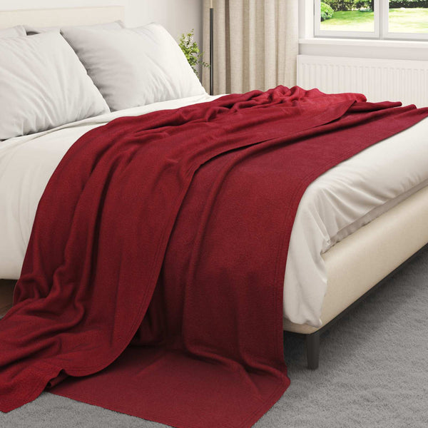 Heittopäällys 24 kpl Bordeaux punainen 270 x 240 cm 21.67 kg