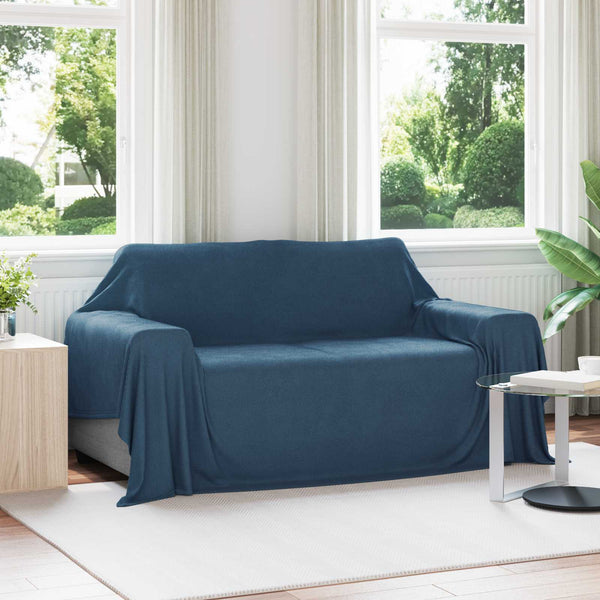 Heittopäällys 6 kpl Laivastonsininen 280 x 210 cm 4.74 kg