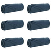 Heittopäällys 6 kpl Laivastonsininen 350 x 270 cm 8.09 kg
