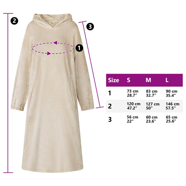 Viltti-huppari Beige L Flanelli