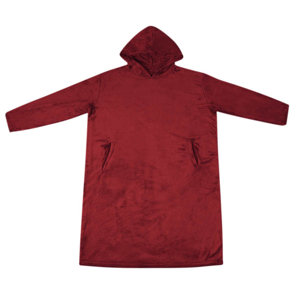 Viltti-huppari Bordeaux punainen L Flanelli