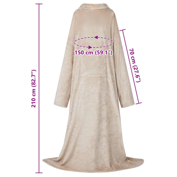 Viltti-huppari Beige F Flanelli